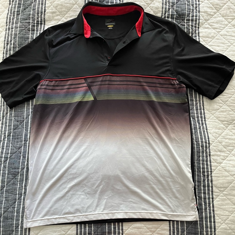 Greg Norman button up t shirt